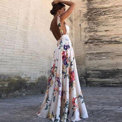 Bohemian Floral Maxi Dress - Buy a Dream