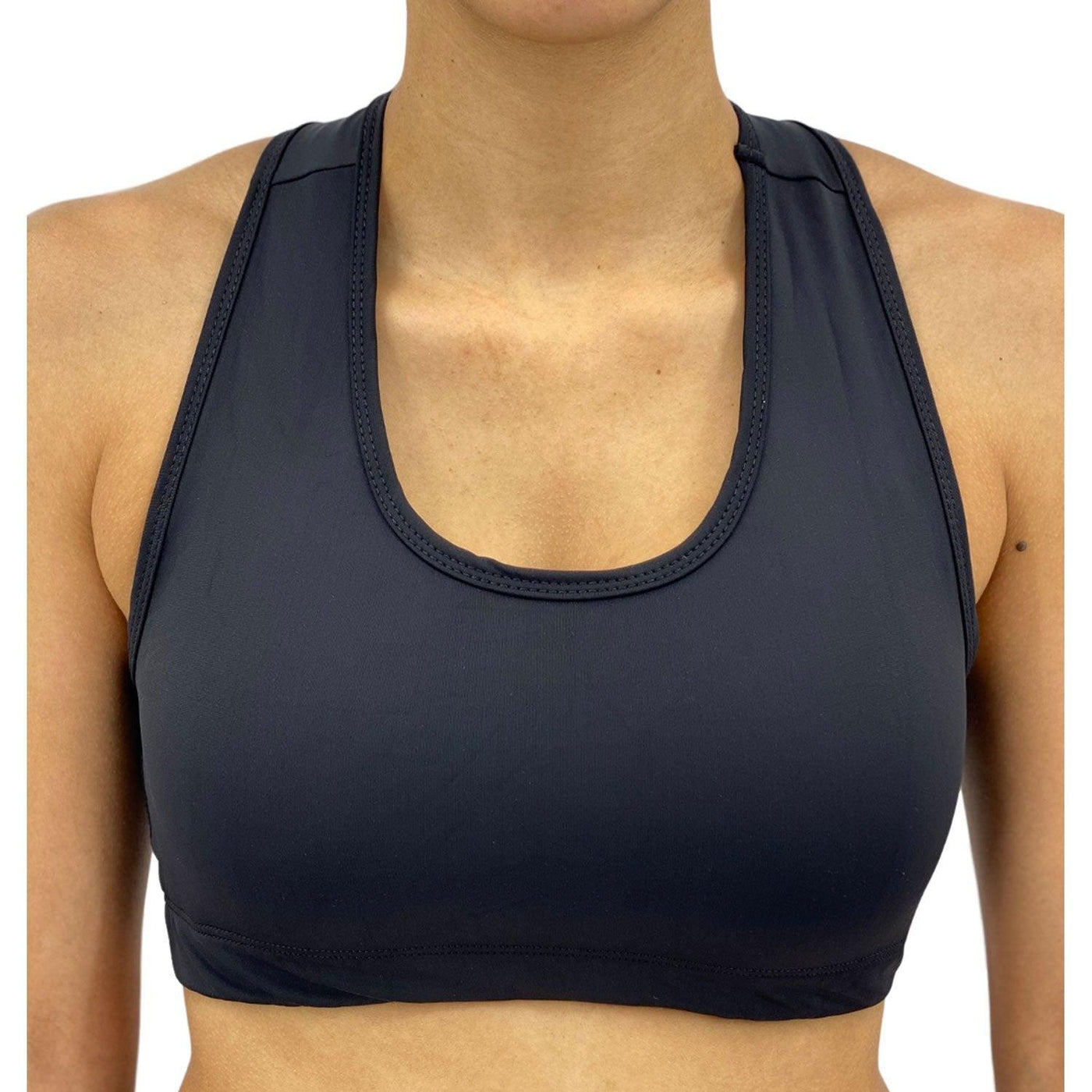 Onyx Solid Color Sports Bra - Buy a Dream