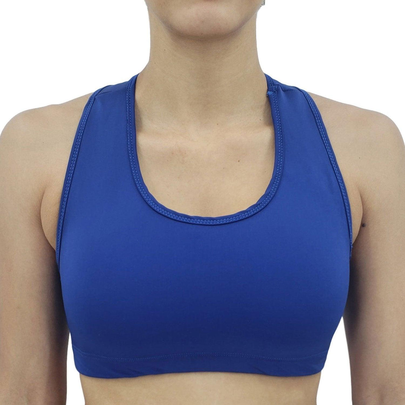 Blueberry Solid Color Sports Bra - Buy a Dream