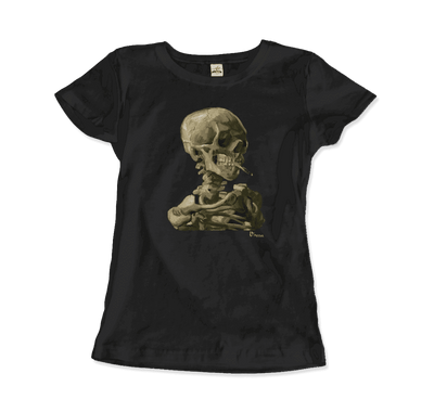 Van Gogh Skull of a Skeleton With Burning Cigarette 1886 T-Shirt - Buy a Dream