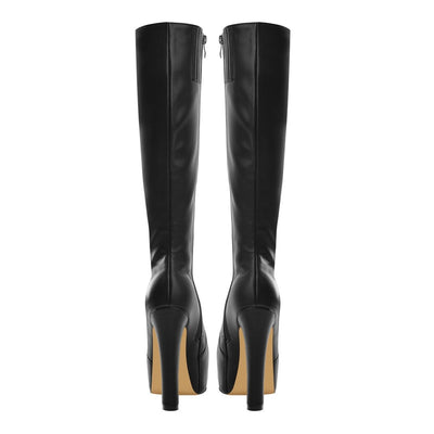 Onlymaker Knee High Round Toe Party Boots 