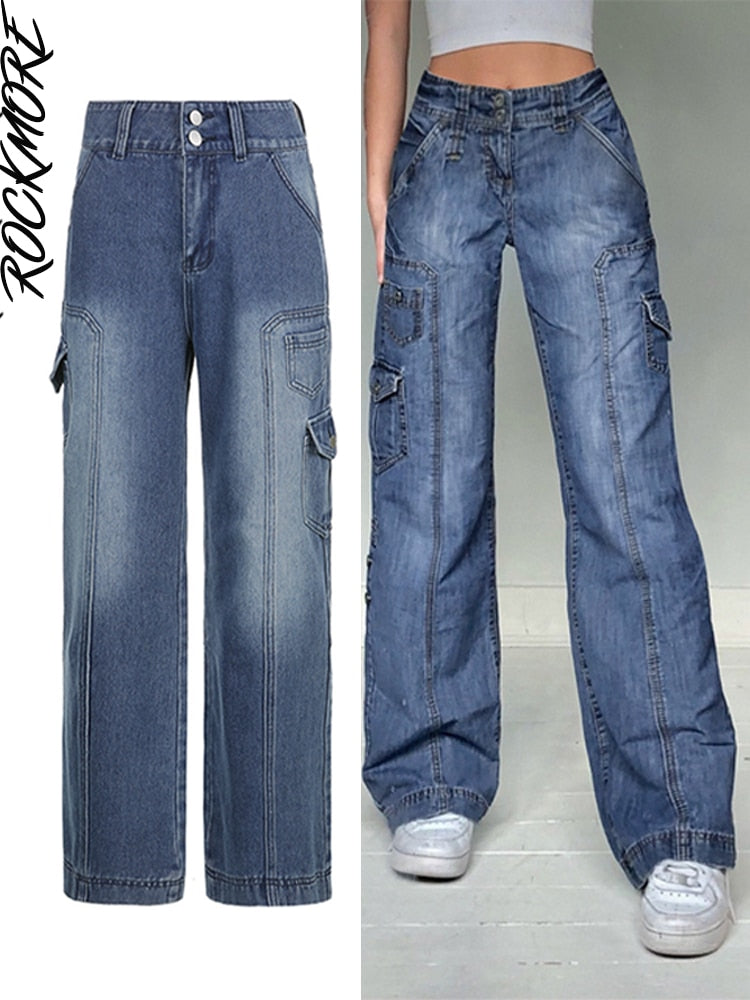 Rockmore Brown Vintage Baggy Jeans 