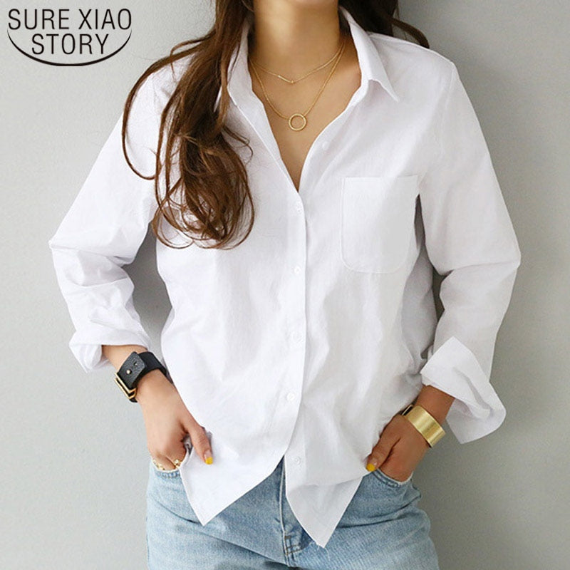 Women Shirts and Blouses Feminine Blouse Top Long Sleeve