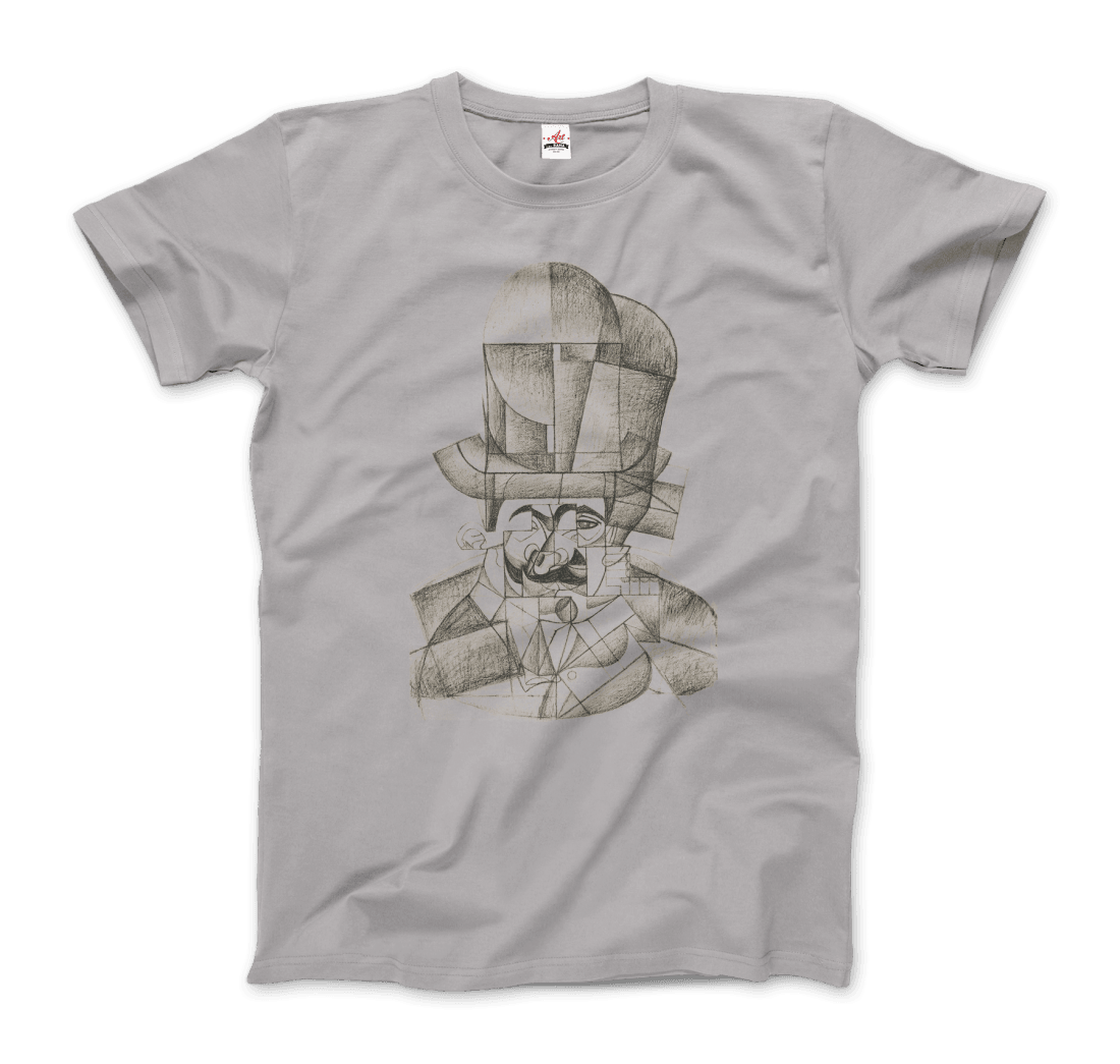 Juan Gris Man With Opera Hat 1912 Artwork T-Shirt - Buy a Dream