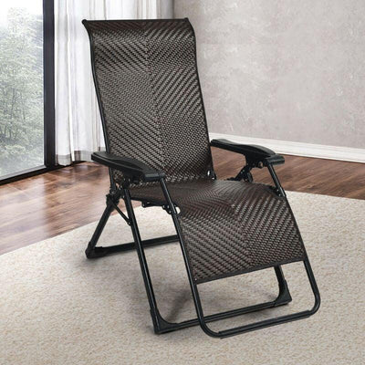 Patio Rattan Zero Gravity Lounge Chair - Buy a Dream