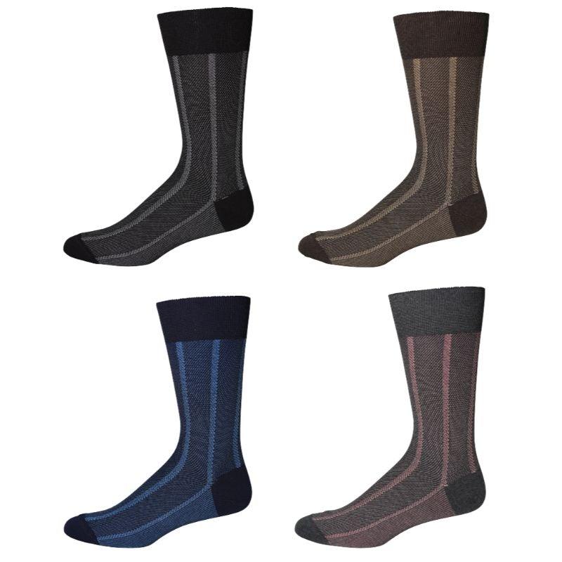 Men's Punto Vertical Stripe Dress Socks - 2 Pack - Buy a Dream