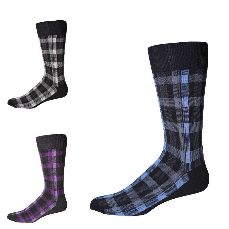 Men's Punto Plaid Dress Socks - 2 Pack - Buy a Dream
