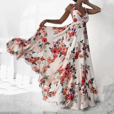Bohemian Floral Maxi Dress - Buy a Dream