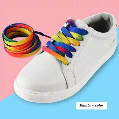 Colorful Ombré Rainbow Shoelaces