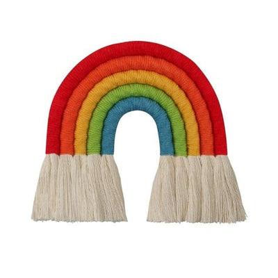 Macrame Rainbow Hanging Ornament 