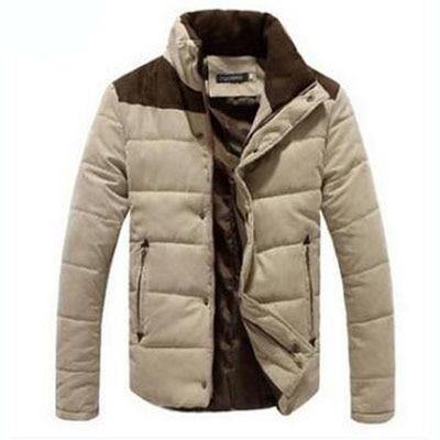 Banded Collar Overcoat Winter Jacket 