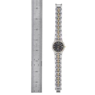 Sicura Men's Watches SAMG 2772 54E Black Quartz Stainless Steel Two Tone - Buy a Dream
